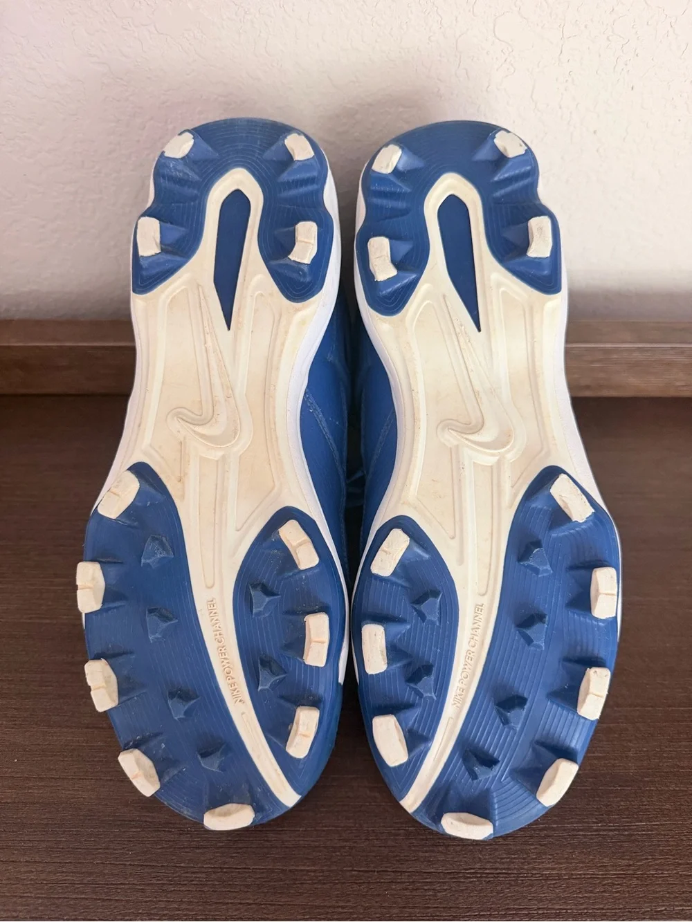 Nike Air Jordan 4 Retro MCS Baseball Cleats Royal Blue 807709-401 Men's 8